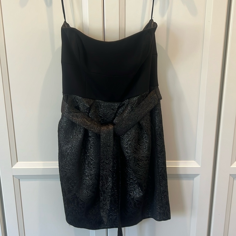 Black mini dress